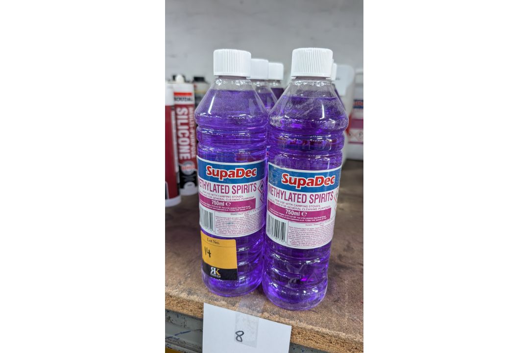 11 off Assorted Sized Bottles and Tubs of Methylated Spirits. - Image 7 of 17