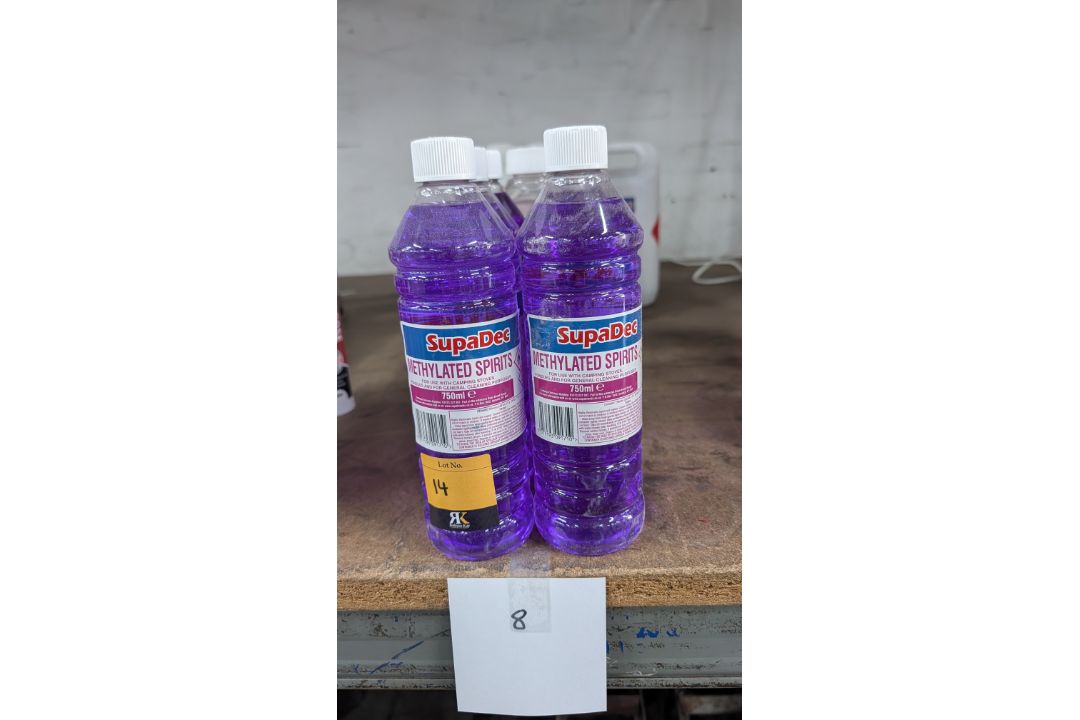 11 off Assorted Sized Bottles and Tubs of Methylated Spirits. - Image 5 of 17