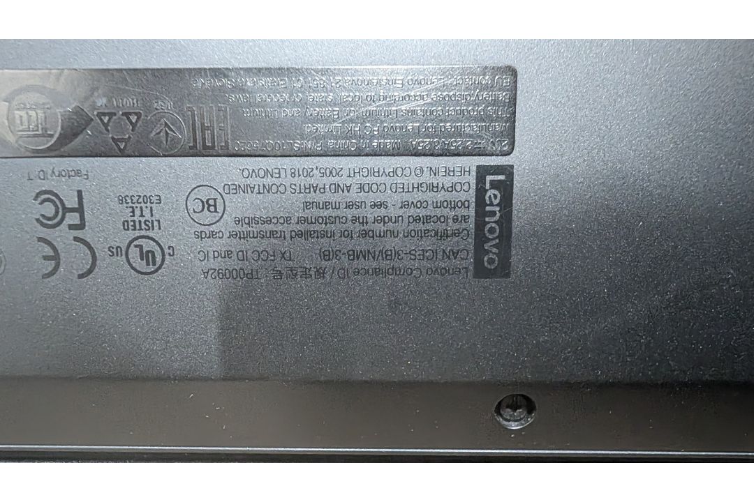 Lenovo T480S Think Pad Notebook Computer with Intel Core i7, 8650U Processor, 16GB RAM, 256GB SSD, L - Image 14 of 16