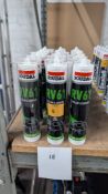 18 Tubes of Soudal RV 61 Sealant/ Adhesive SMX Polymer.