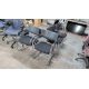 8 off Black Stackable Cantilever Chairs - Image 10 of 10