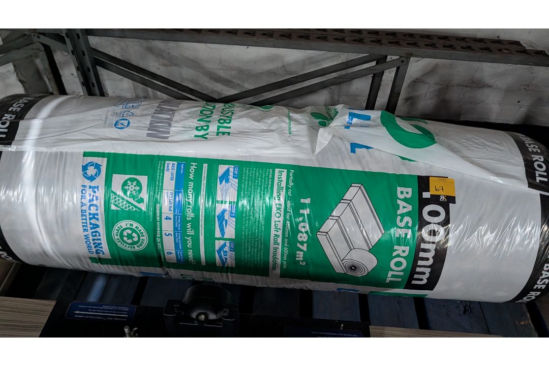 Roll of 100mm Insulation. - Image 1 of 8