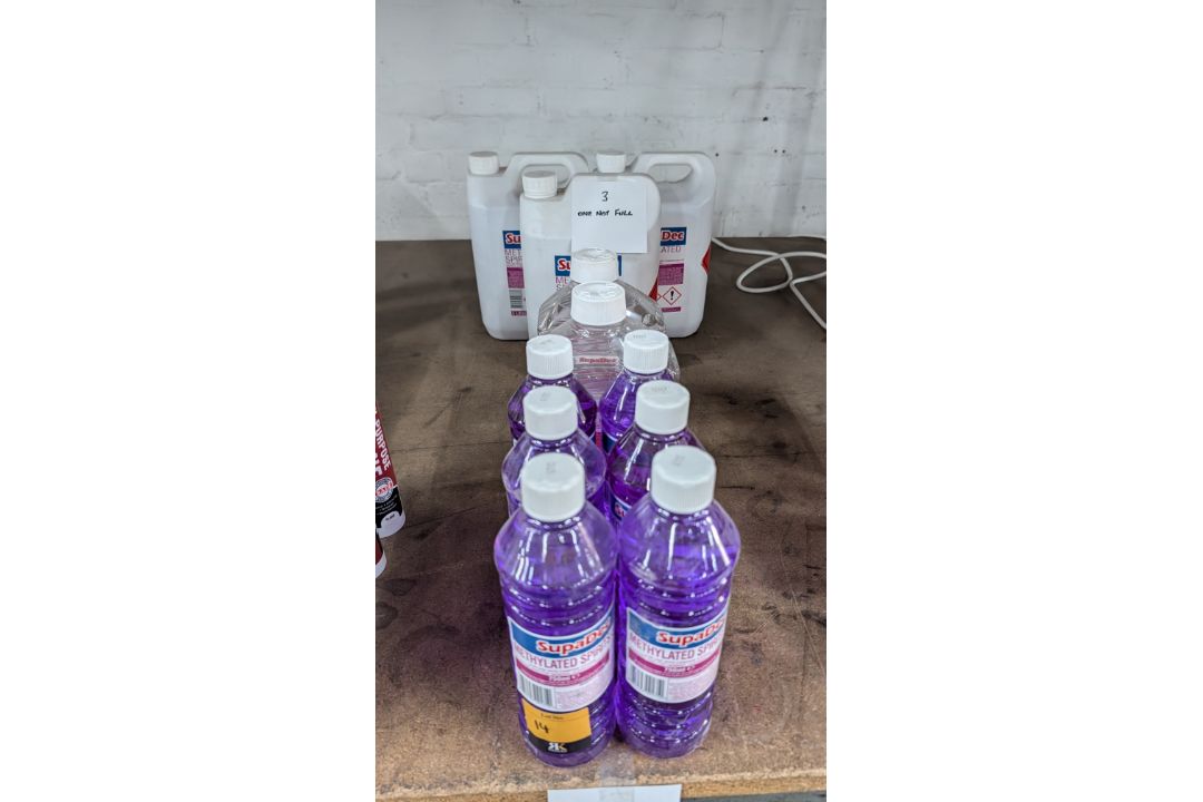 11 off Assorted Sized Bottles and Tubs of Methylated Spirits. - Image 15 of 17