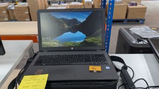 HP Notebook Computer with Intel Core i5- 7200U Processor, 8GB RAM, 500G SSD. Includes Powerpack/ Cha