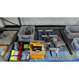 The contents of a Pallet of miscellaneous Tools and similar. Including Solder Irons, Cartridge Guns,