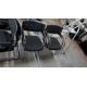 8 off Black Stackable Cantilever Chairs - Image 7 of 10