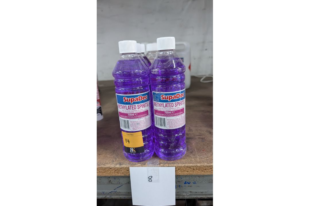 11 off Assorted Sized Bottles and Tubs of Methylated Spirits. - Image 6 of 17