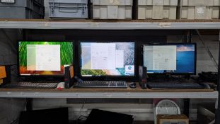 3 off Lenovo Think Centre Ultra Compact Computers each with Intel Core i5 8400T Processor, 8GB RAM,
