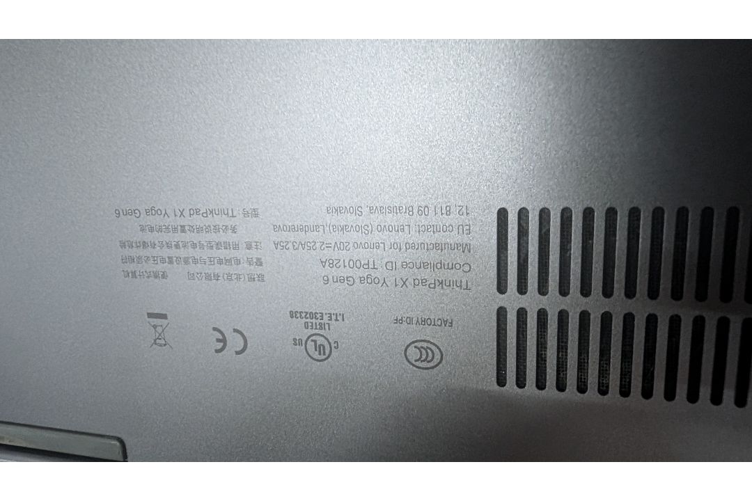 Lenovo Thinkpad X1 Yoga Gen 6 Notebook Computer, 11th Gen, Intel Core i7 1185G7 Processor, 32GB RAM, - Image 16 of 21
