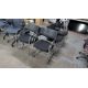 8 off Black Stackable Cantilever Chairs - Image 2 of 10