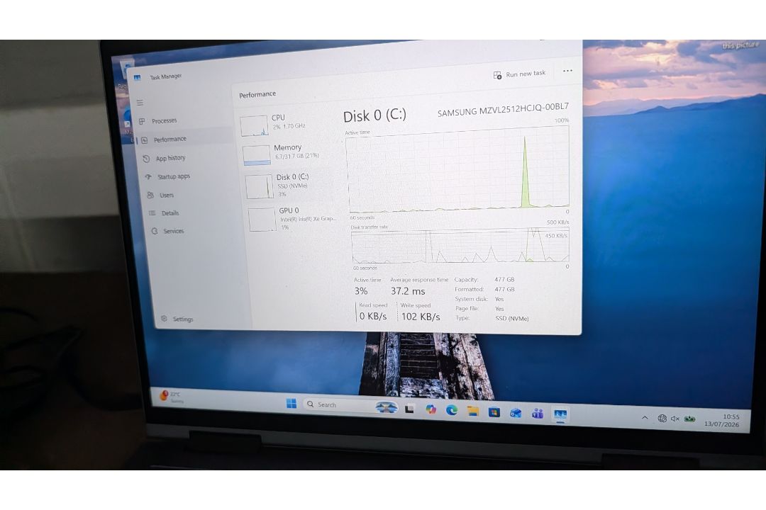 Lenovo Thinkpad X1 Yoga Gen 6 Notebook Computer, 11th Gen, Intel Core i7 1185G7 Processor, 32GB RAM, - Image 9 of 21