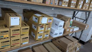 The contents of a Bay of Assorted Konica Minolta and other Toner and related items.