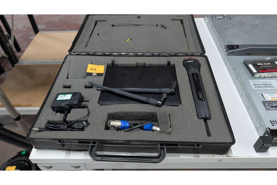Trantec Wireless Microphone System comprising S4.5 Receiver, Handheld Wireless Microphone, Antennas, - Image 15 of 15