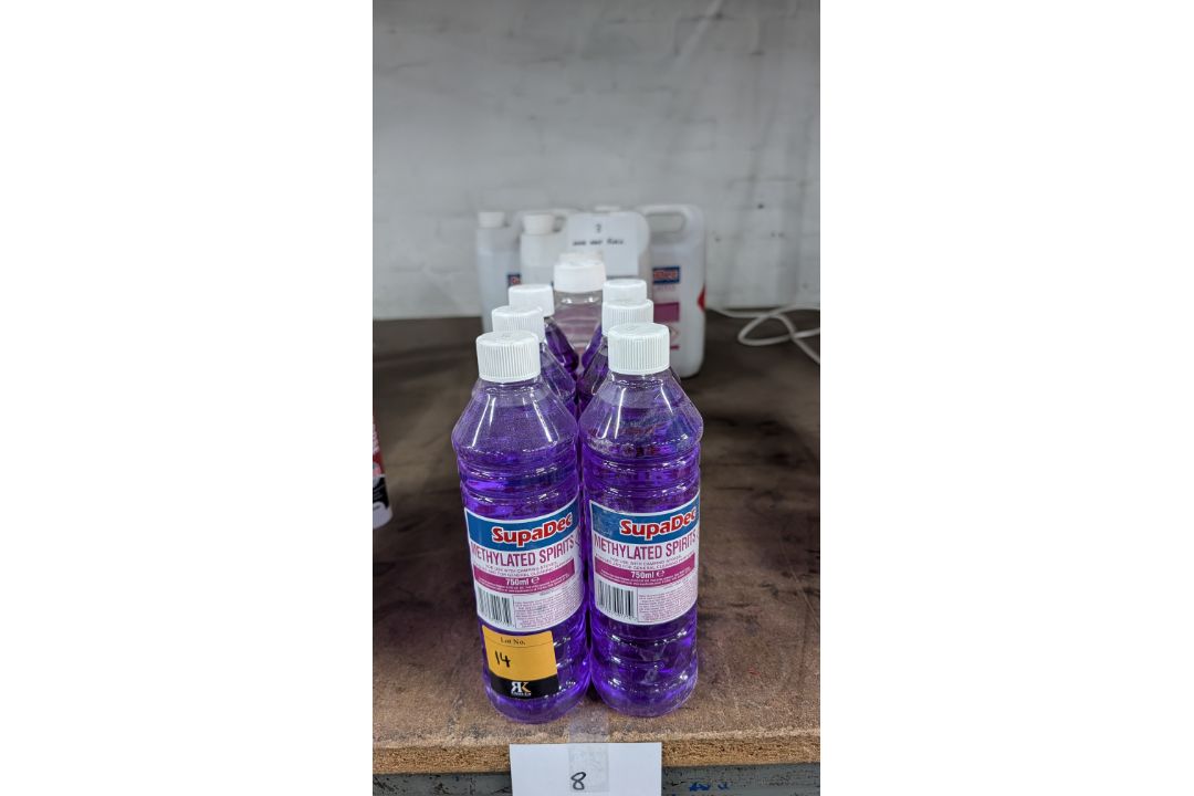 11 off Assorted Sized Bottles and Tubs of Methylated Spirits. - Image 3 of 17