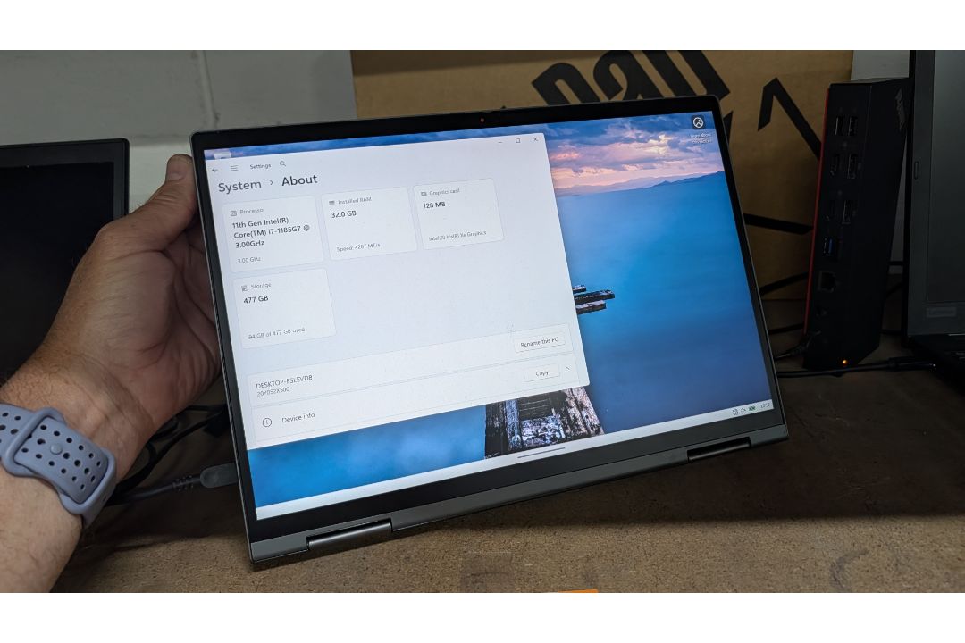 Lenovo Thinkpad X1 Yoga Gen 6 Notebook Computer, 11th Gen, Intel Core i7 1185G7 Processor, 32GB RAM, - Image 21 of 21