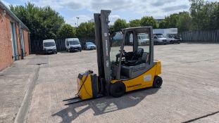 2019 Jungheinrich 4-Wheel Electric Counterbalance Forklift TruckModel: EFG320 400ZTS