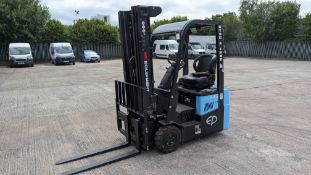2024 EP 3-Wheel (LI-ION battery) Electric Counterbalance Forklift TruckModel: CPD15TVL<b