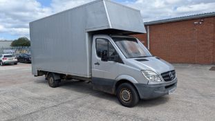 2009 Mercedes Sprinter 313 CDI LWB Luton Box Van. Registration Number: FN09 KUK. 6- Speed Manual Gea