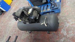 SIP Air Compressor. Model: TS3/150-SRR, incorporating built- in horizontal welded receiver.