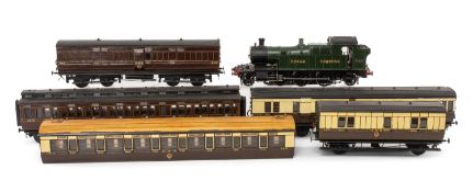 0 GAUGE GWR STEAM LOCOMOTIVE & ROLLING STOCK, comprising 4523 'Small Prairie' 2-6-2 electric Tank