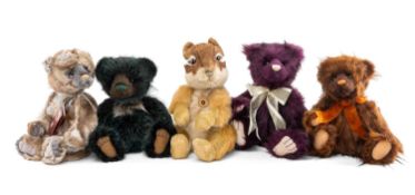 CHARLIE BEARS, to include Jupiter (CB232331C), Chase (CB151590), Professor Plum (CB2350480),