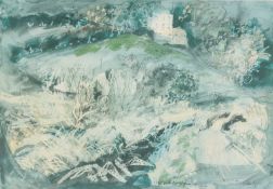 ‡ JOHN PIPER (1903-1992) lithograph (from an edition of 750) - entitled verso, 'Llangloffan' on