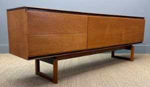 WHITE & NEWTON MID-CENTURY TEAK CHILGROVE SIDEBOARD by Philip Hussey, circa. 1967, 69 (h) x 199 (