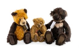 CHARLIE BEARS ISABELLE COLLECTION, comprising Lug'oles (119/350), Washington (321/400), and