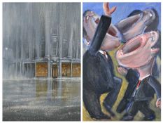 ‡ JEFF ROWLAND (1964-2018) limited edition (101/195) print on canvas board - 'Just the Two of Us',