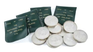 IRISH SILVER COMMEMORATIVE COINS, gross weight 199g Provenance: private collection Flintshire