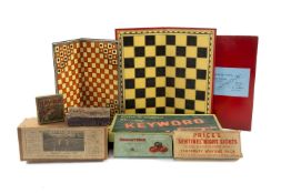 HAMLEY BROTHERS LTD CLOCK GOLF, complete and boxed; together with a number of vintage boardgames,