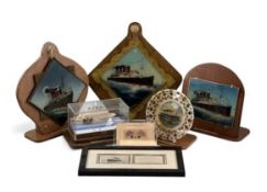 LUSITANIA INTEREST, number of Lusitania collectables including Carlton Ware crested china model, RMS