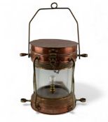 ELLERMAN'S WILSON LINE (HULL) COPPER ANCHOR LAMP, no. 150, 40cms (h) Provenance: private collection
