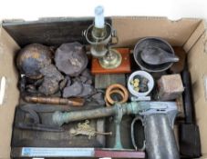 ASSORTED SALVAGED & OTHER ITEMS, including silver-plated wares from the ship of the Elder Dempster