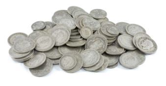QUANTITY OF BRITISH PRE-1947 SILVER COINS, gross weight 860g Provenance: private collection