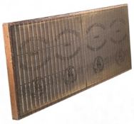 1924 MERSEY DOCKS & HARBOUR BOARD PRINTING PLATE, 43 x 109cms Provenance: private collection