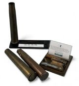 SHIPWRECK FINDS, comprising Bofors 40mms shell case, recovered from the wreck of the SS Castilian,