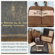 ASSORTED MARITIME COLLECTABLES, including Elder Dempster & Co. engineering notebook, listing all the