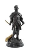 MODERN BRONZE FIGURE OF THE DUKE OF WELLINGTON, 36cms (h) Provenance: private collection Cheshire