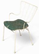 ANTELOPE CHAIR DESIGNED BY ERNEST RACE FOR THE 1951 FESTIVAL OF BRITAIN with original wooden seat,