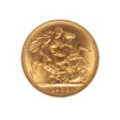 ELIZABETH II GOLD SOVEREIGN, 1968, 7.8g Provenance: private collection Cheshire
