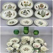 PORTMEIRION BOTANIC GARDEN CERAMICS, a collection including three boxed Christmas plates, three