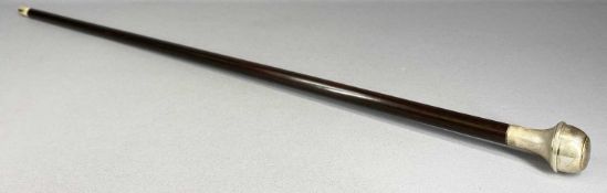 MODERN SILVER-TOPPED WALKING CANE, A. Broadway & Co., 89cms (l), boxed Provenance: private