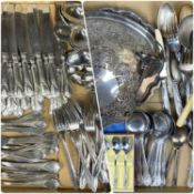 LARGE ASSORTMENT OF PLATED CUTLERY Provenance: private collection Conwy