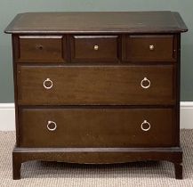 STAG MINSTREL CHEST OF DRAWERS, 71 (h) x 82 (w) x 46cms (d) Provenance: private collection Conwy