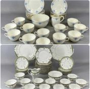 ASSORTED TEAWARE, to include Dresden floral decorated tea service, 40 pieces; and a Shelley tea