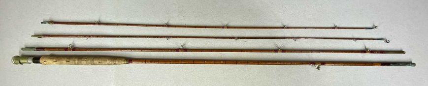 HARDY BROS ALNWICK FOUR-PIECE SPLIT CANE FLY ROD Provenance: private collection Conwy