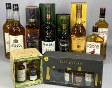ASSORTED SPIRITS, to include Glenmorangie Original 70cl 40%, Famous Grouse Smoky Black 700ml 40%,