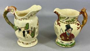 TWO CROWN DEVON MUSICAL JUGS, John Peel, 21cms (h), and Daisy Bell, 21cms (h) Provenance: private