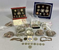ROYAL MINT 1997 PROOF COIN SET, in case and box; 2000 proof coin set, including £5 coin in display